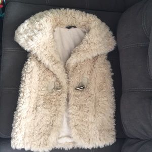 Armani Exchange faux fur vest